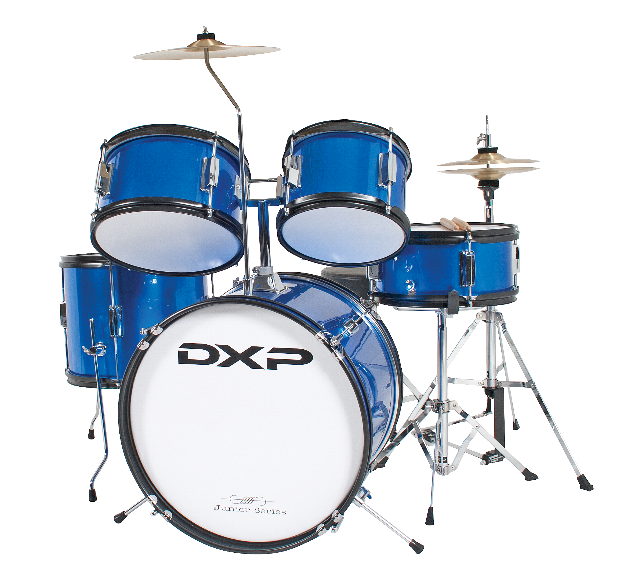 DXP | TXJ5MBL | 5 Piece Junior Drum Kit Package | Metallic Blue DXP | TXJ5MBL | 5 Piece Junior Drum Kit Package | Metallic Blue